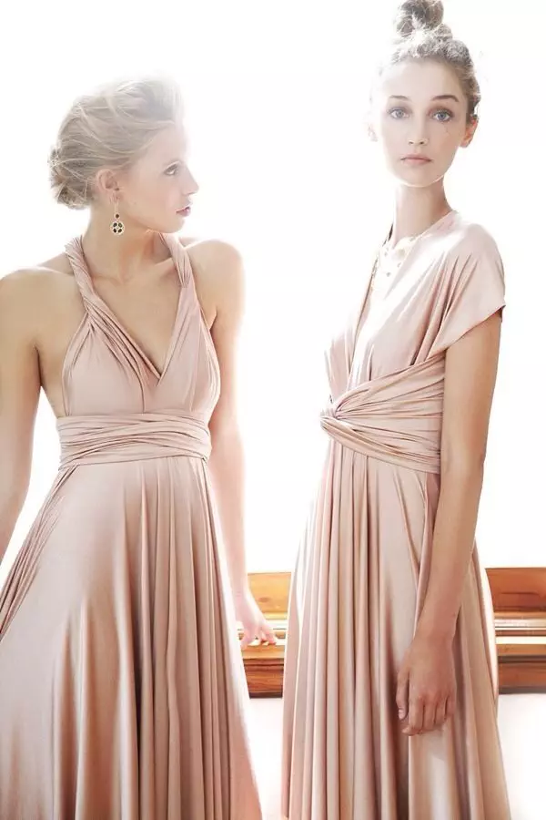 rose gold for bridesmaid