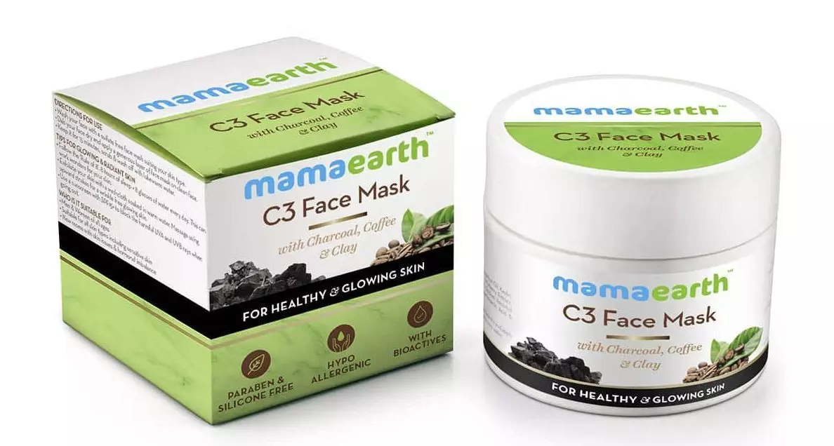 mamaearth c3 face mask review