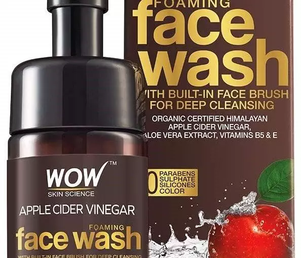 Wow Organic Apple Cider Vinegar Foaming Face Wash Review