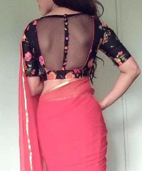 30 Latest Blouse Back Neck Designs In 2019 21