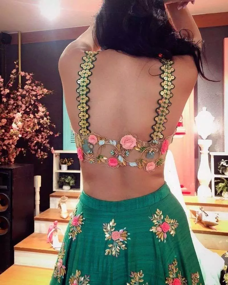 40 blouse back neck designs you have to check out this Indian wedding season 1 25