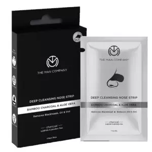 The Man Company Charcoal Nose Strips with Aloevera Extract 10